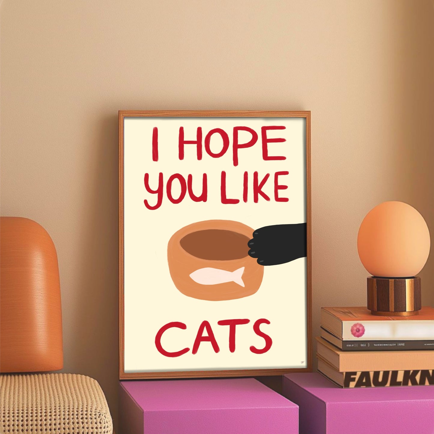 Hope You Like Cats print