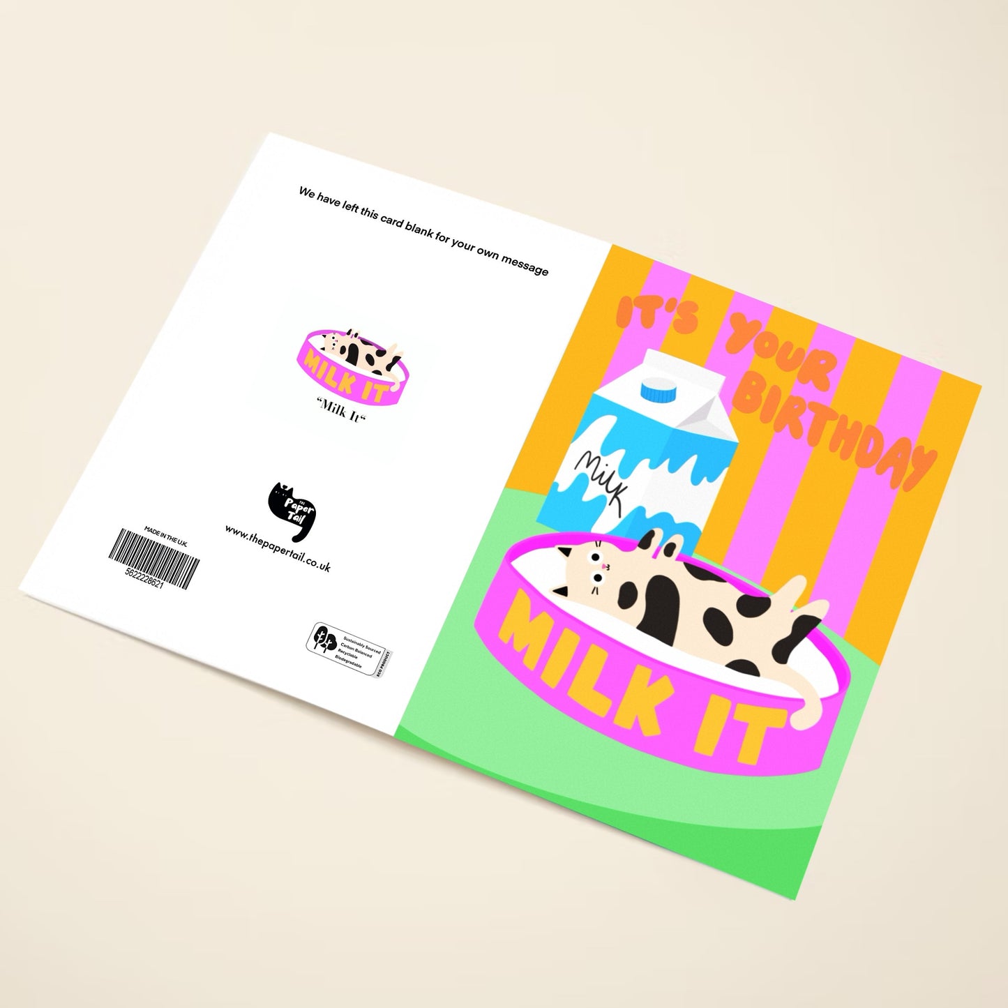 Milk It Birthday Card