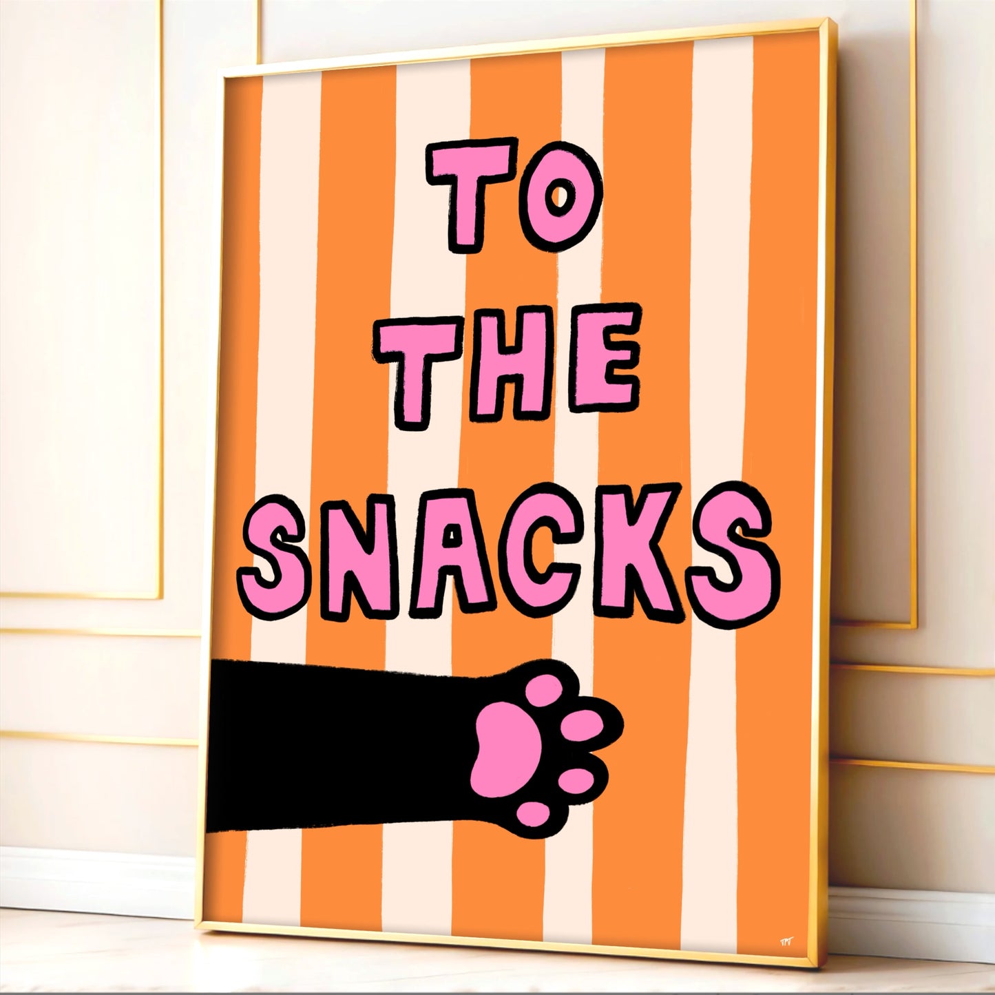 To The Snacks Print