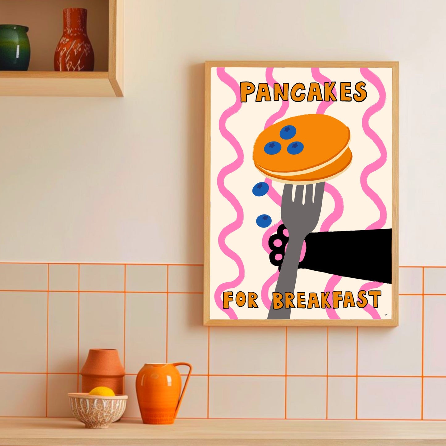 Pancakes For Breakfast Print
