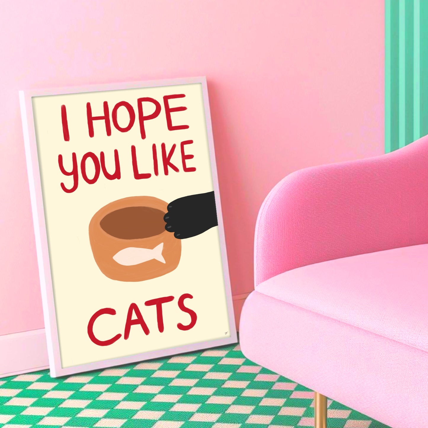 Hope You Like Cats print