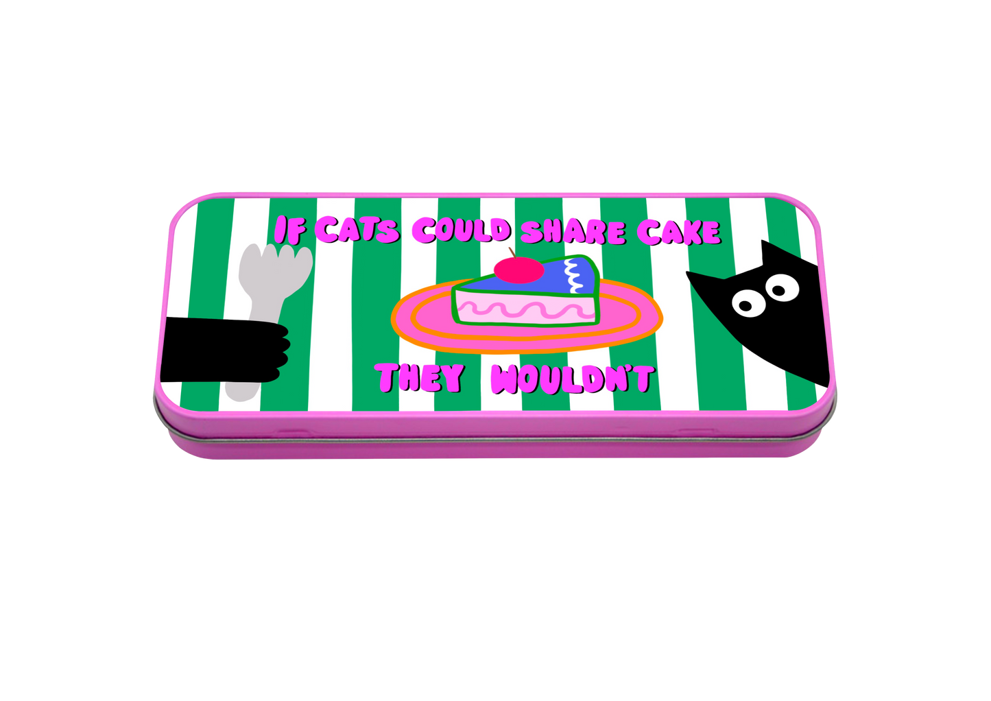 Cat and Cakes - Pencil Tin