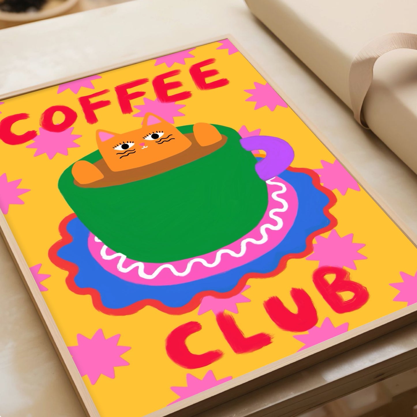 Coffee Club print