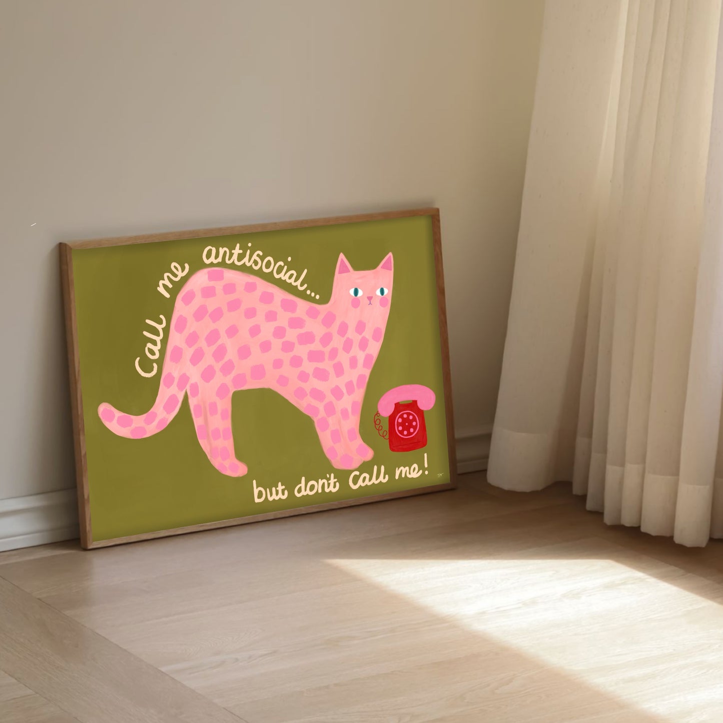 Don’t Call Me Cat Wall print