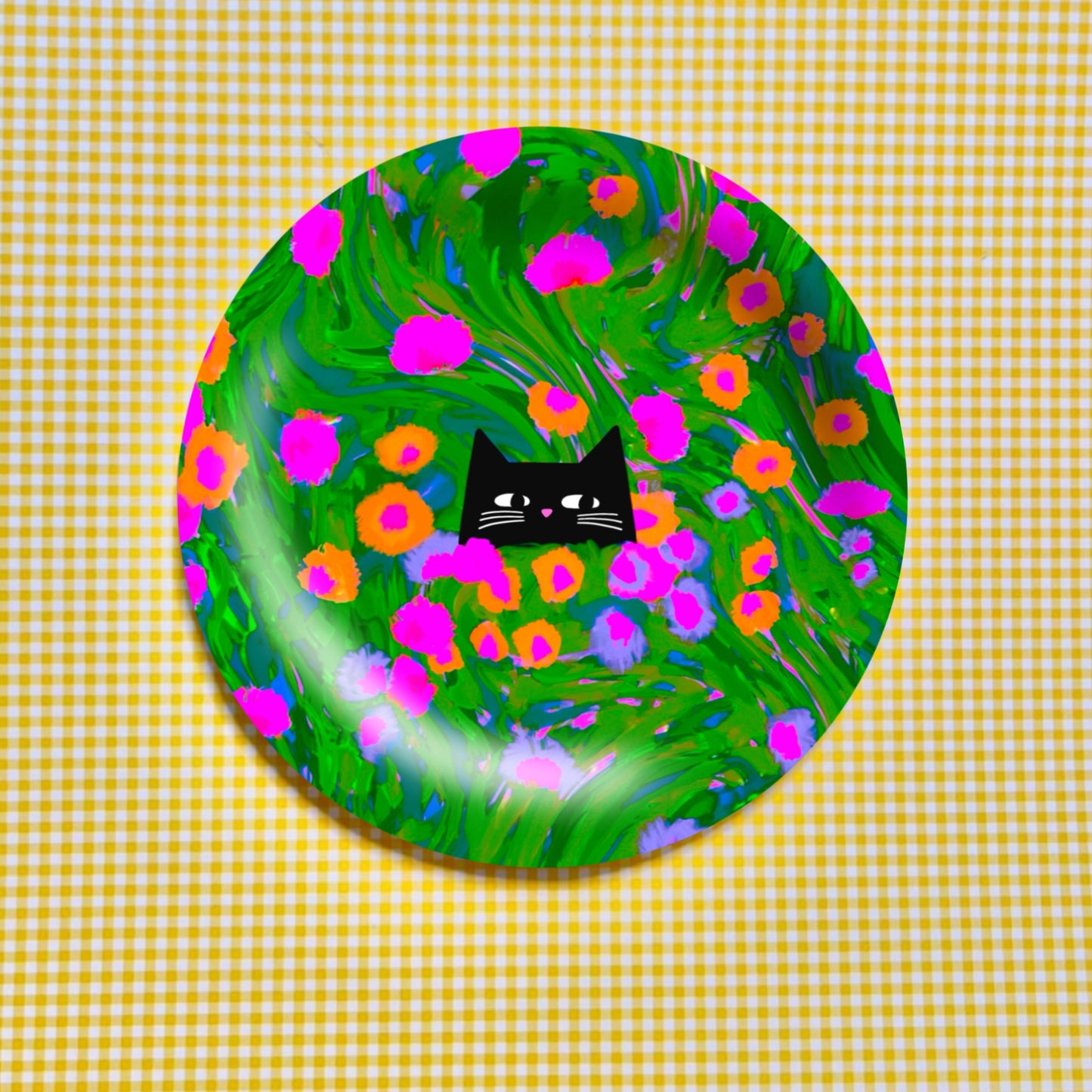 Meadow Cat - Ceramic Plate