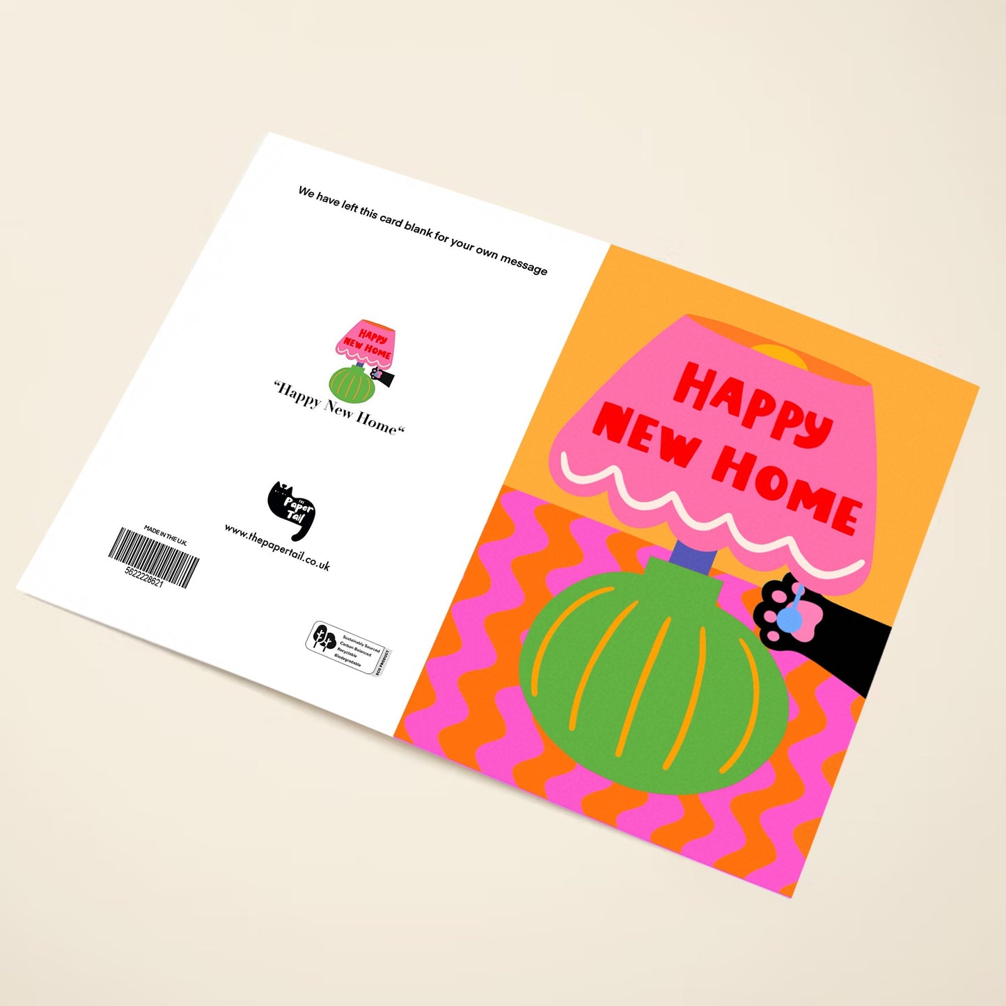 Happy New Home Greetings Card