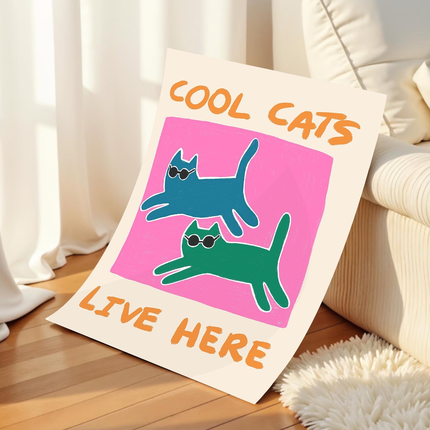Cool Cats Print