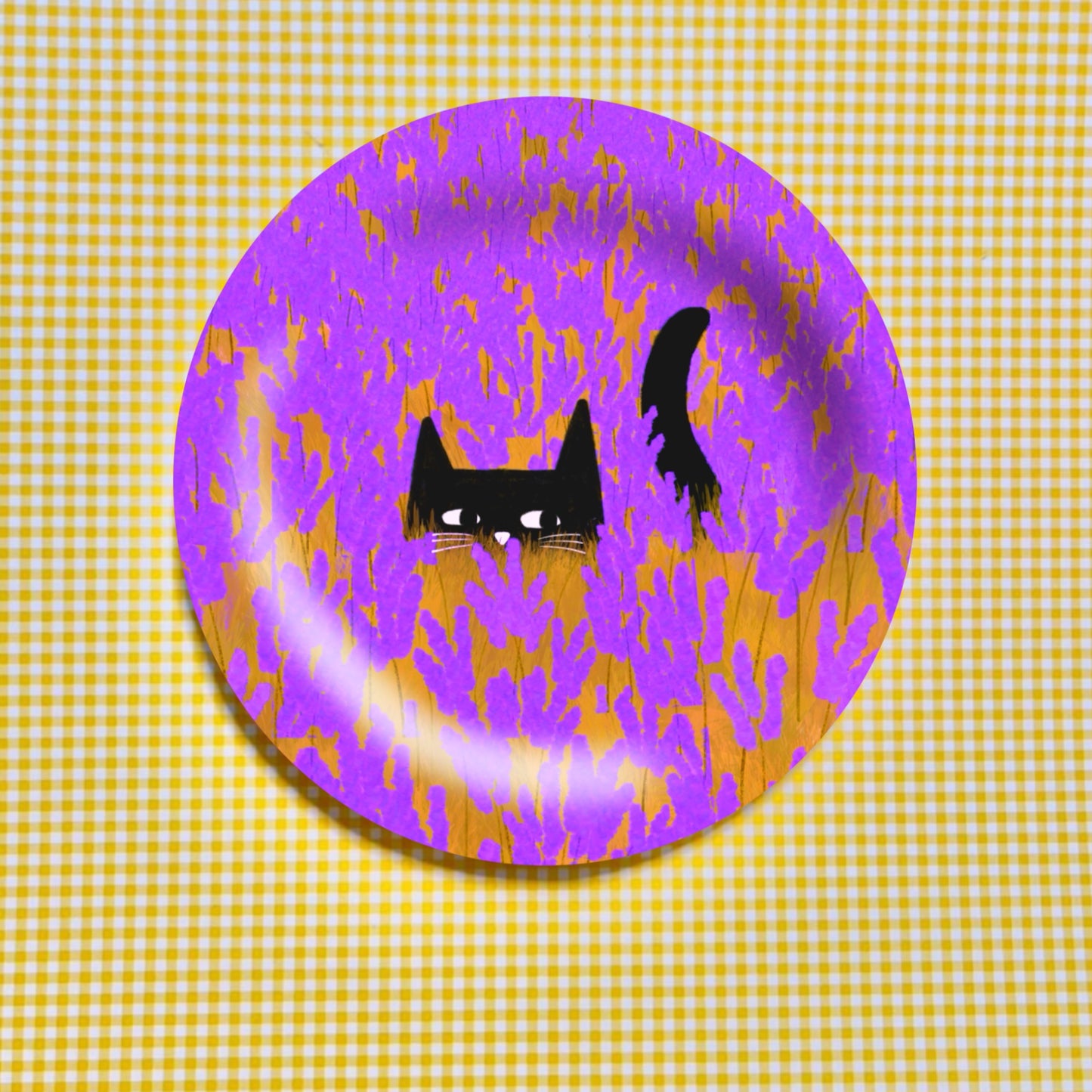 Lavender Field - Ceramic Plate