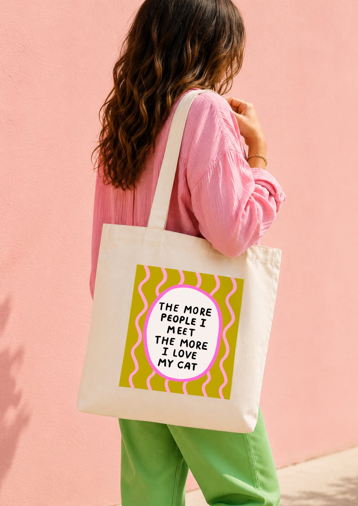 I Love My Cat Tote Bag