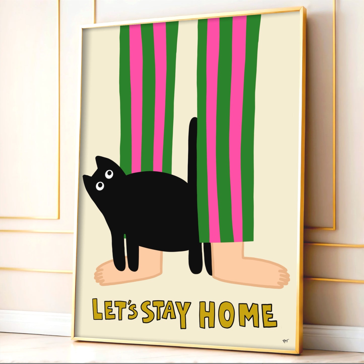 Let’s Stay Home Print