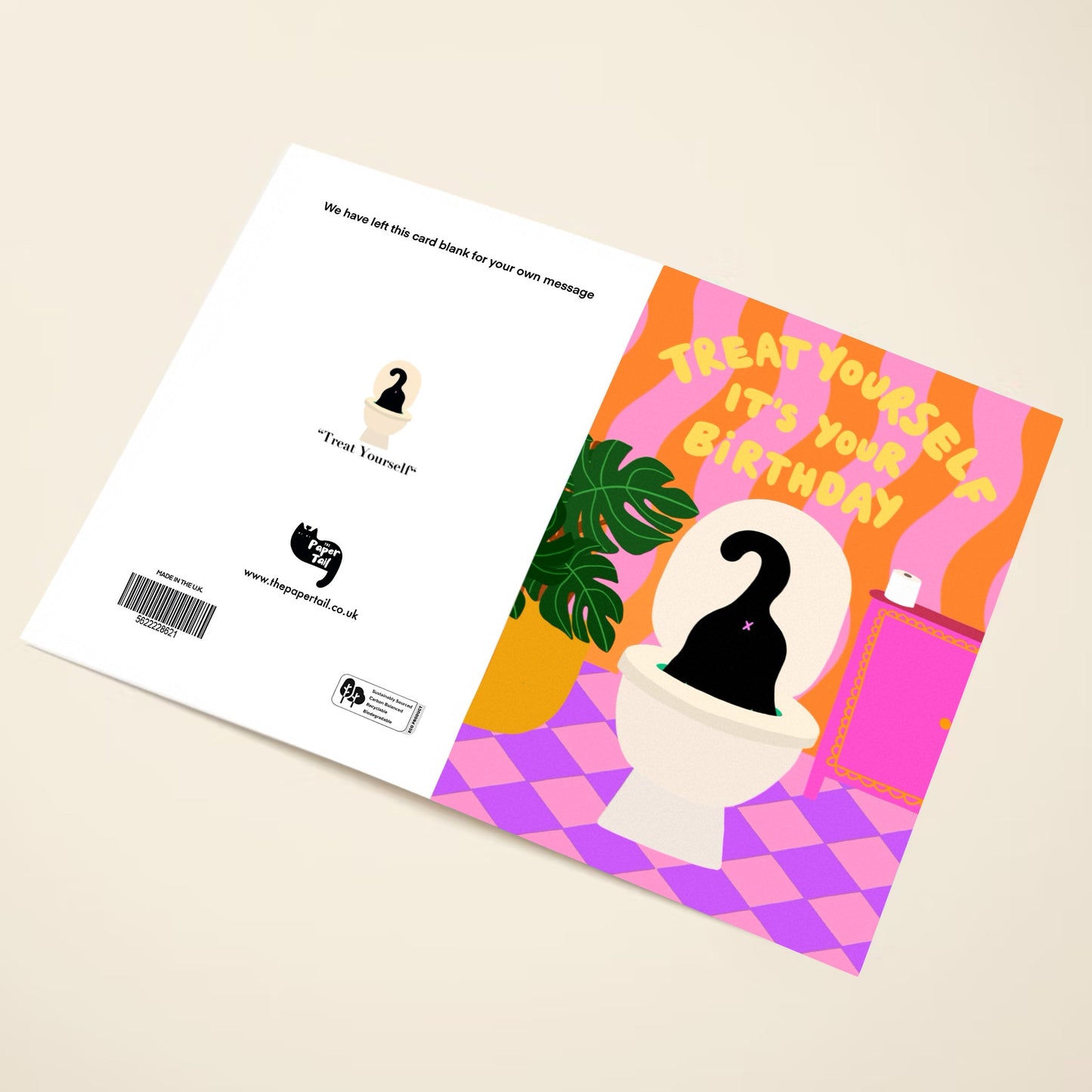 Treat Yourself Greetings Card