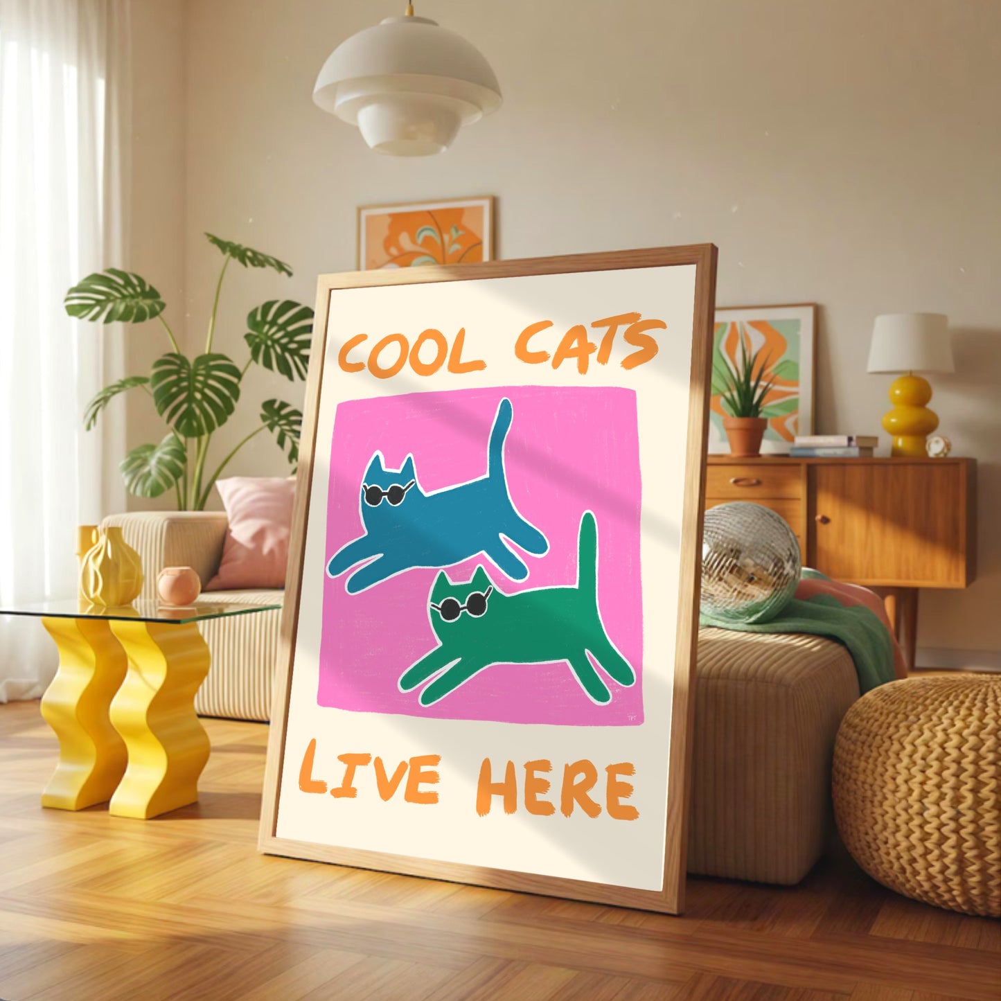 Cool Cats Print
