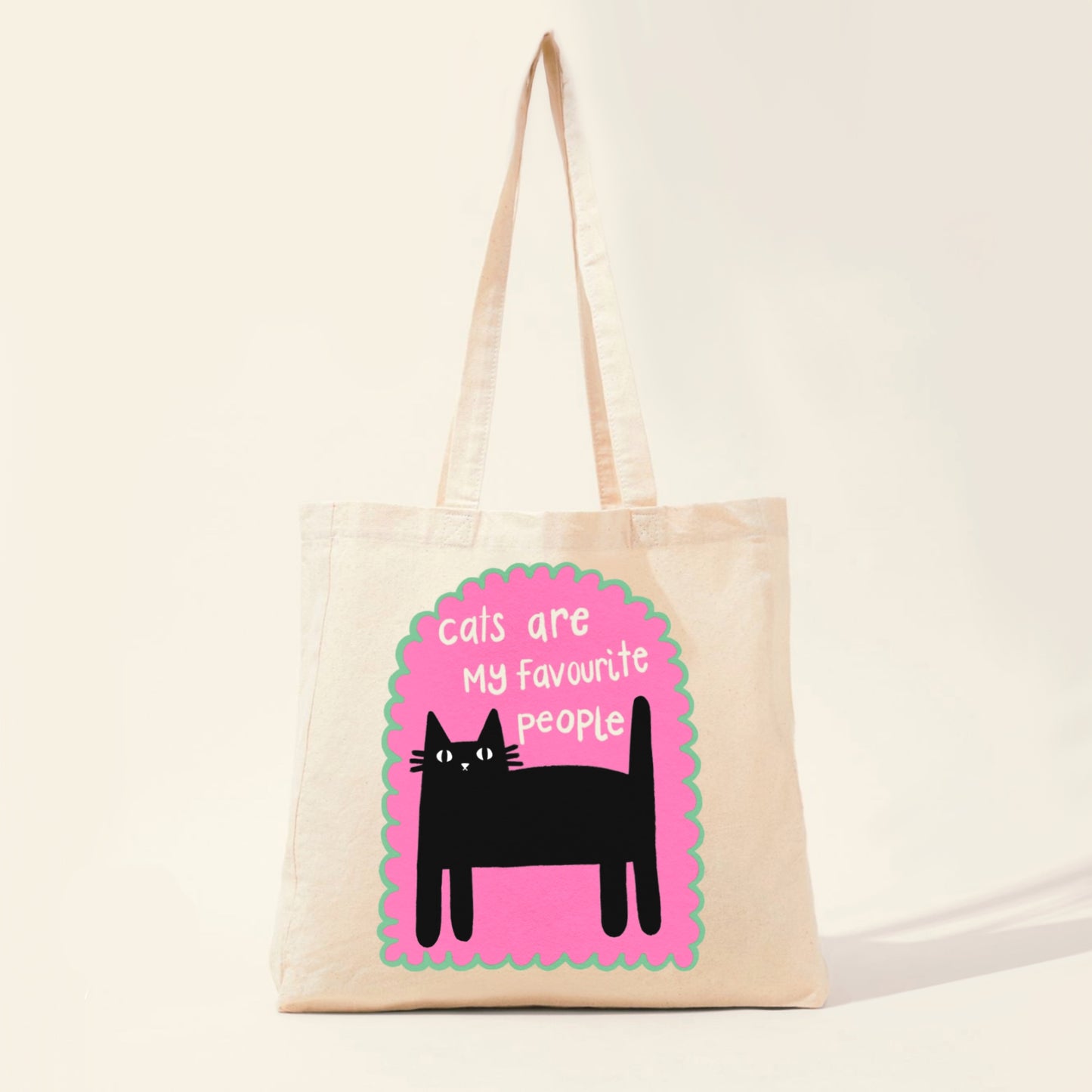 Black Cat Tote Bag
