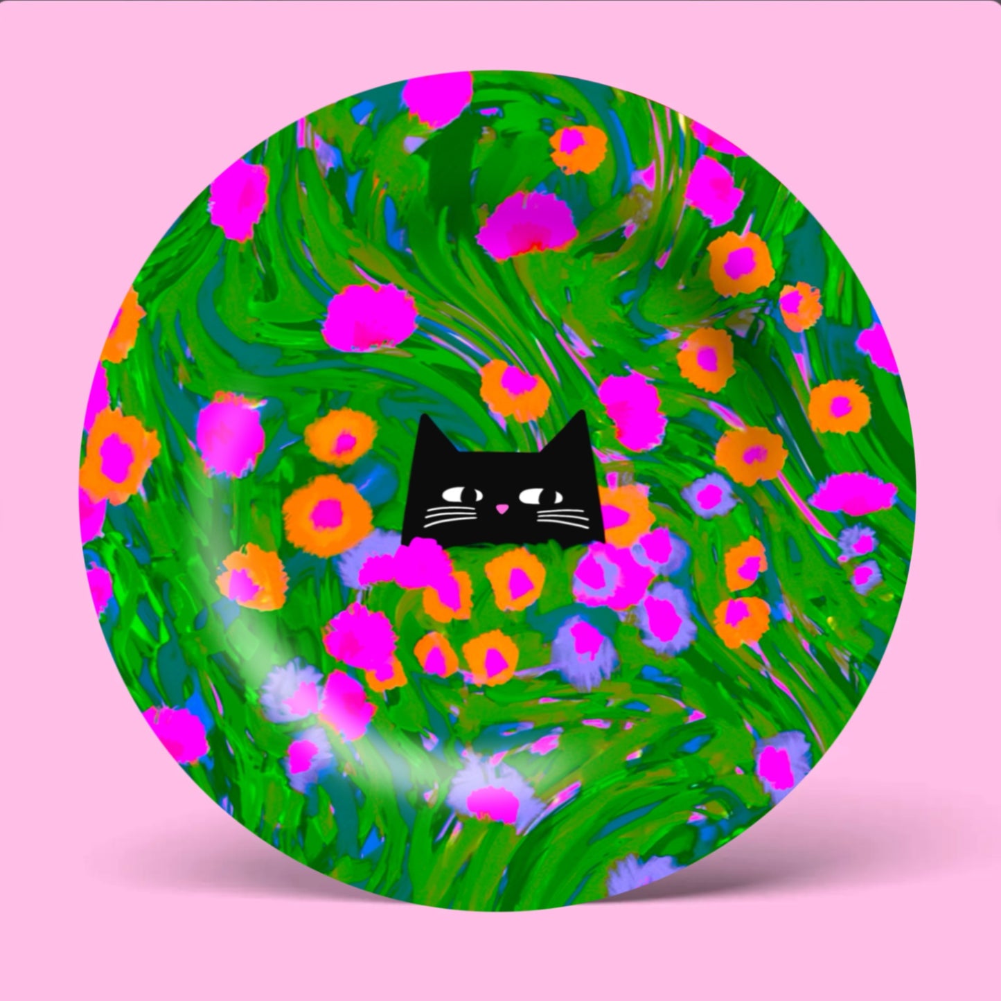 Meadow Cat - Ceramic Plate