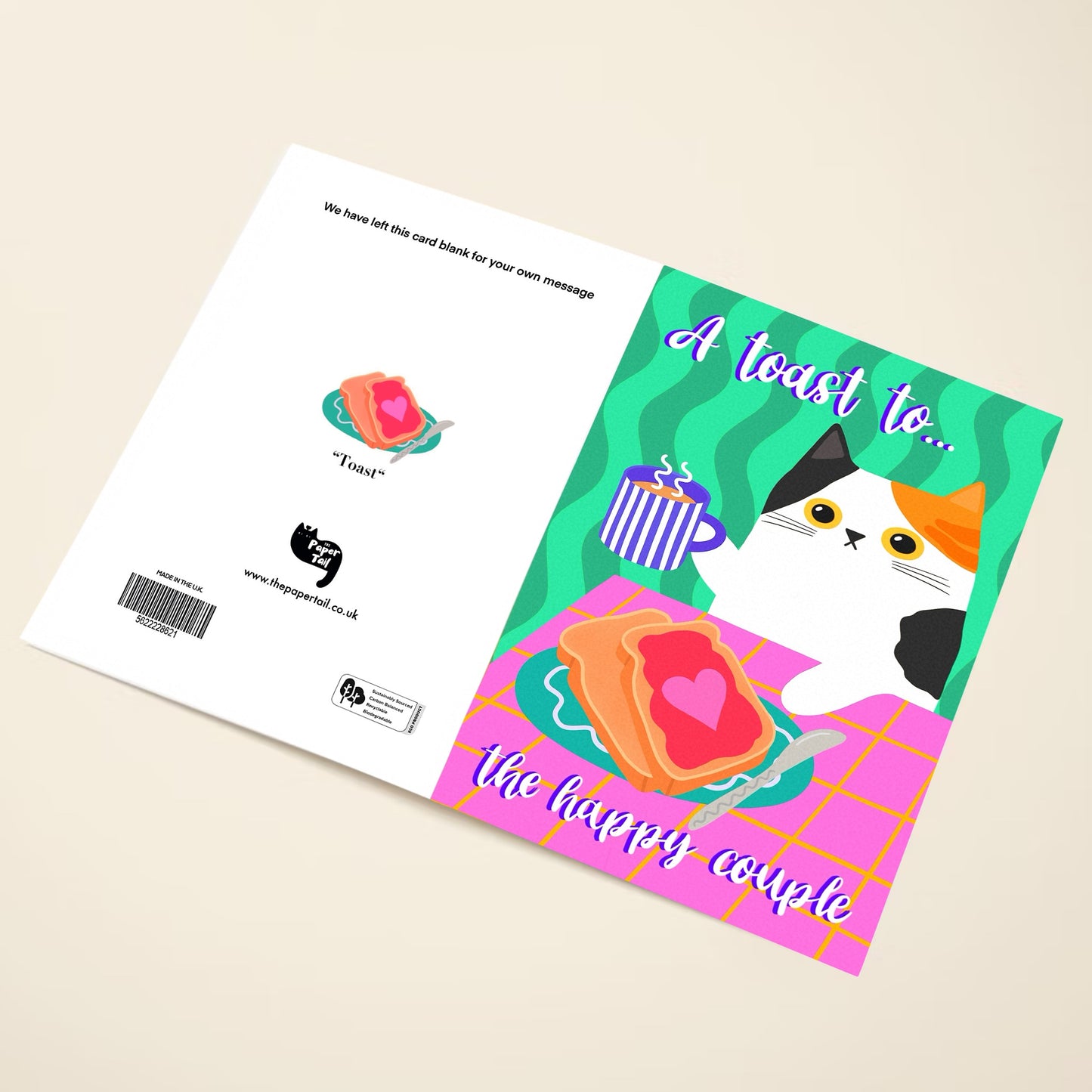 A Toast Greetings Card