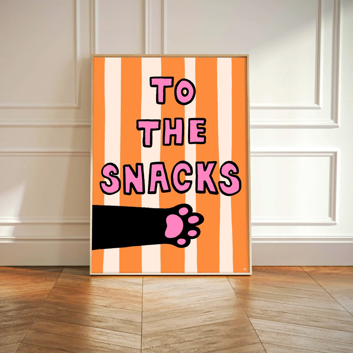 To The Snacks Print