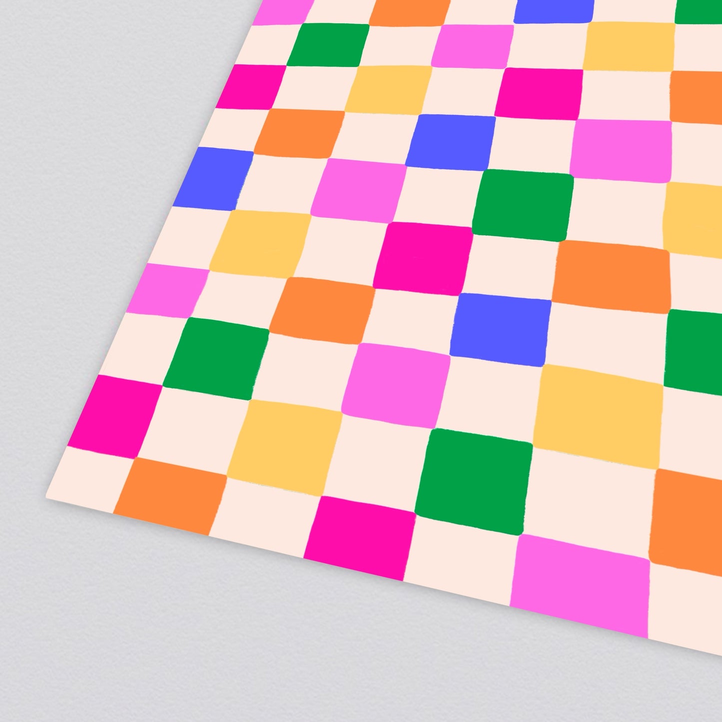 Colourful Squares Wrapping Paper