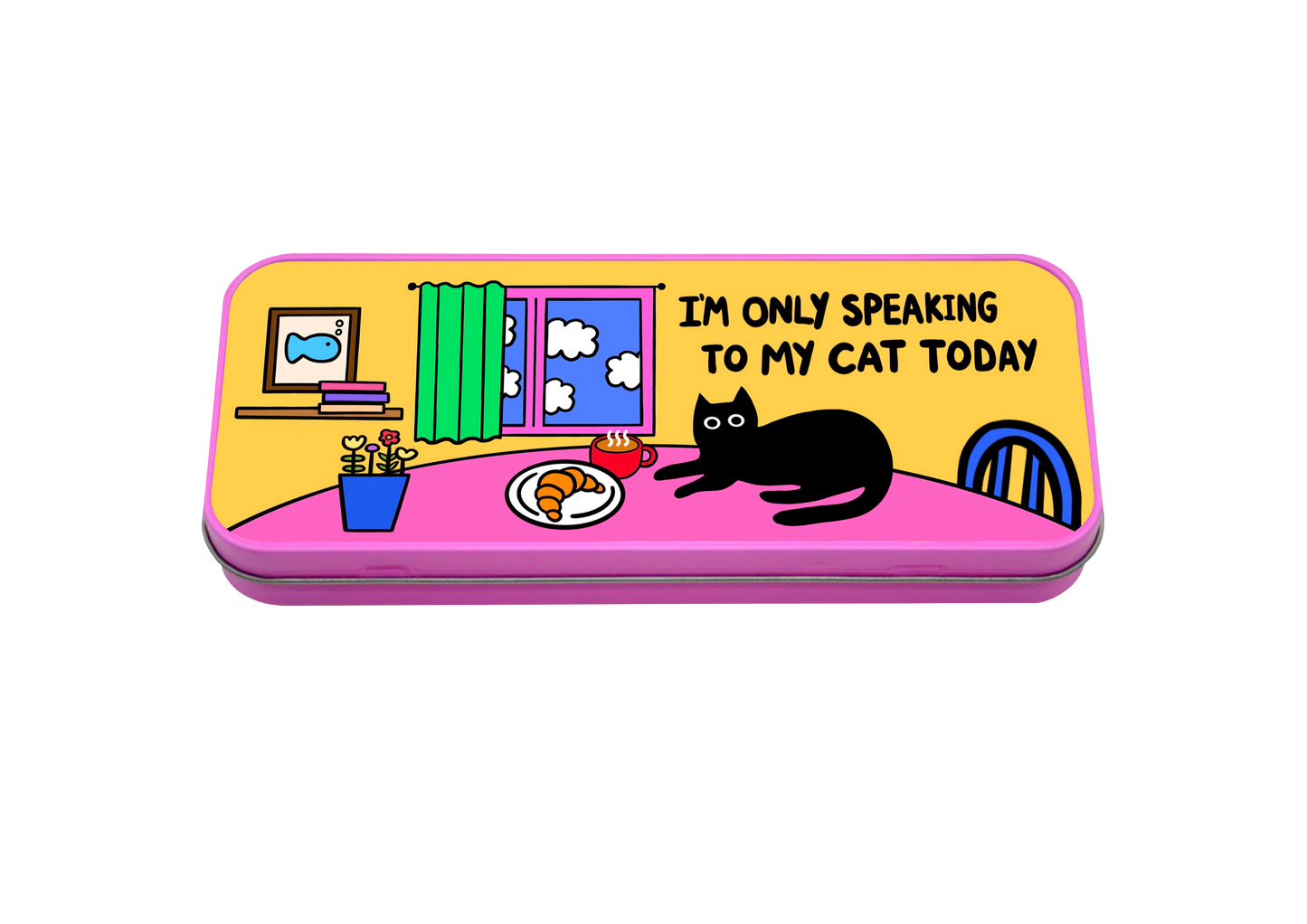 Speaking To My Cat - Pencil Tin