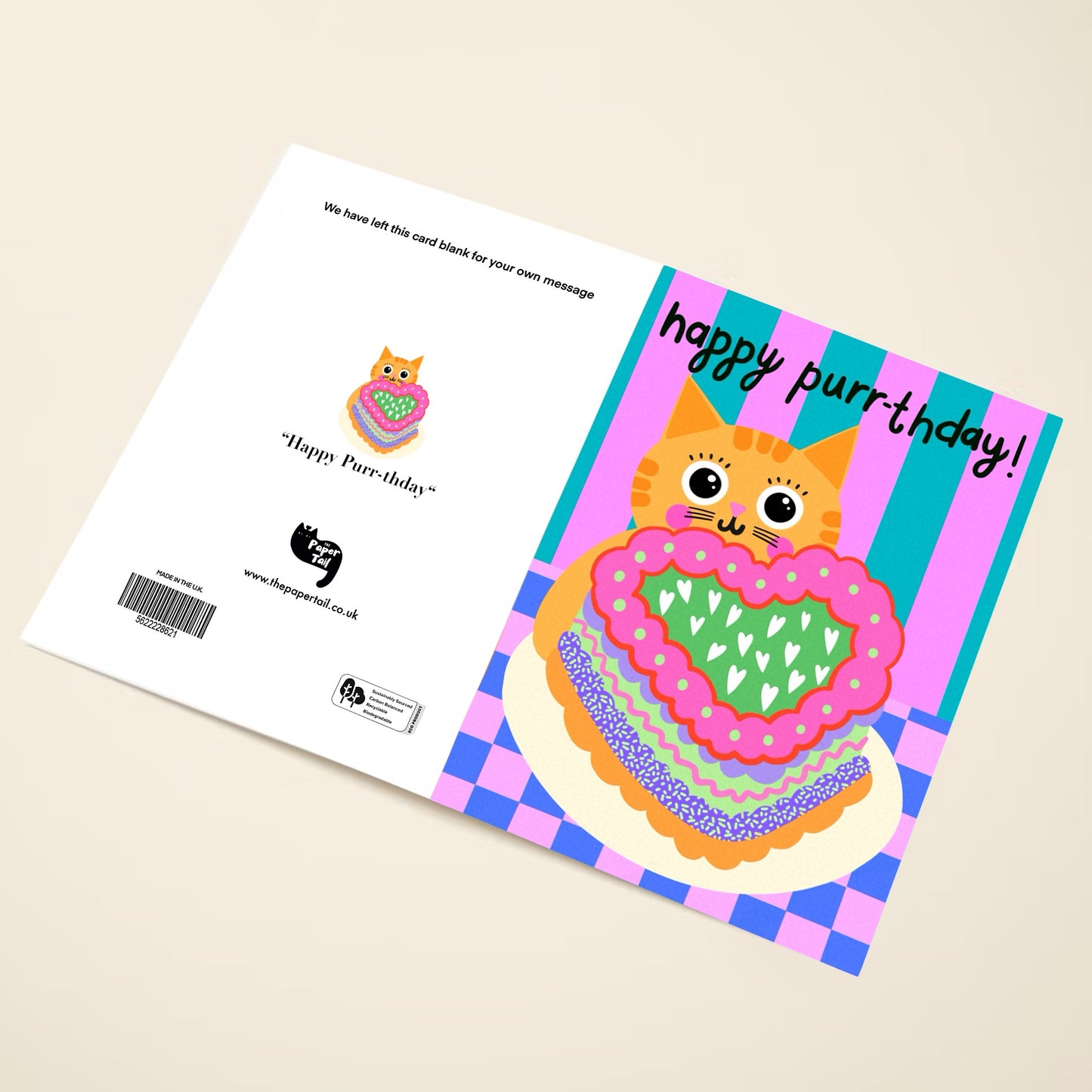 Happy Purr-thday Card