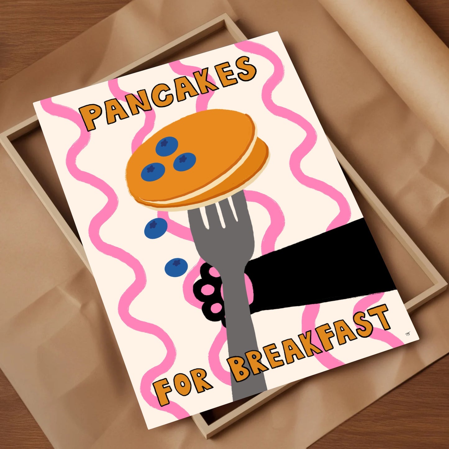 Pancakes For Breakfast Print