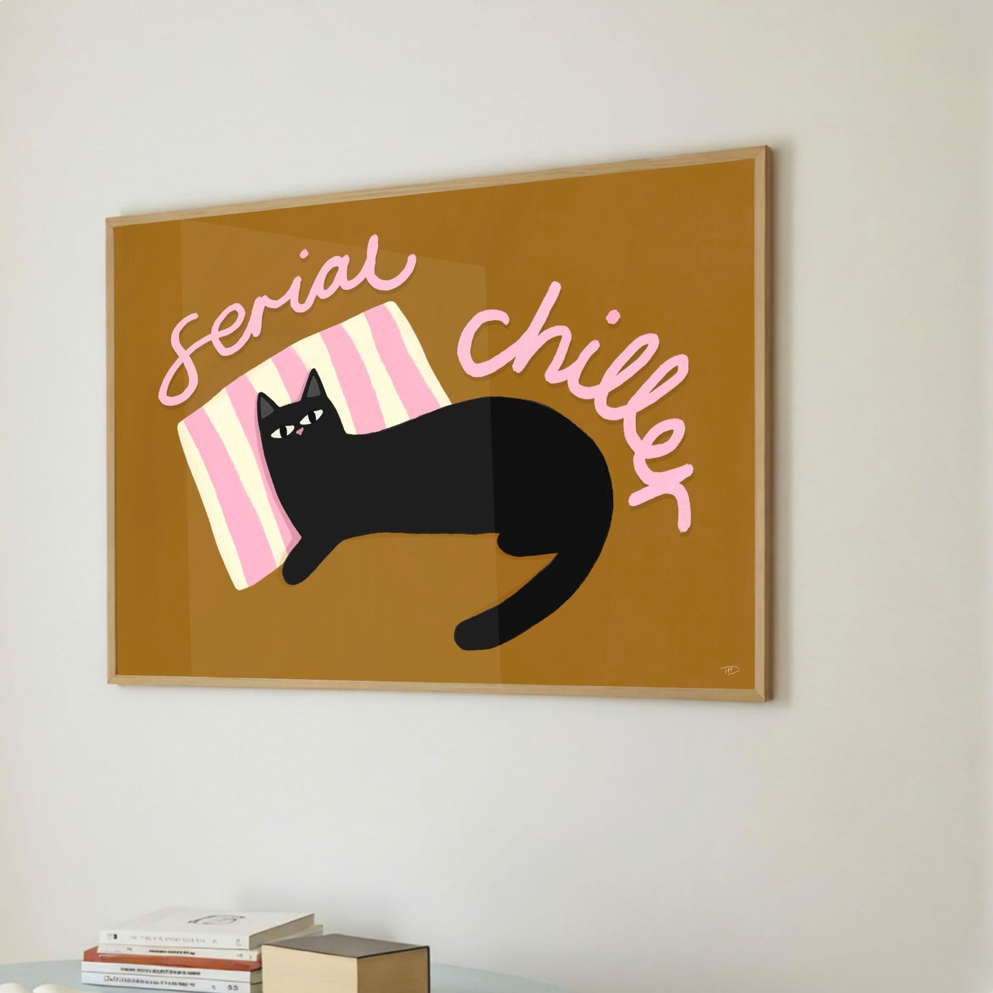 Serial Chiller - Impression d'art drôle de chat