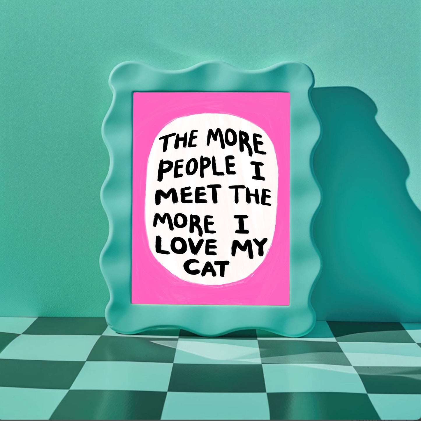 I Love My Cat print