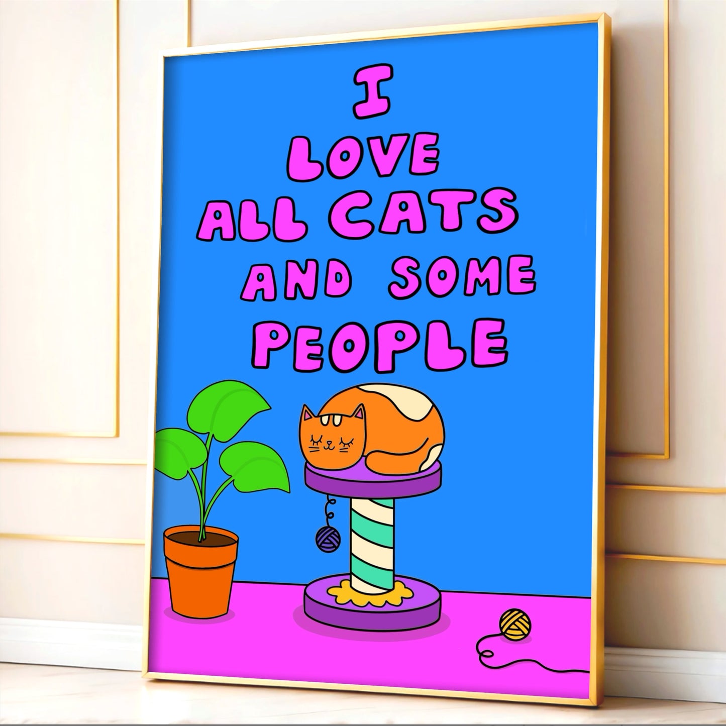Love All Cats print