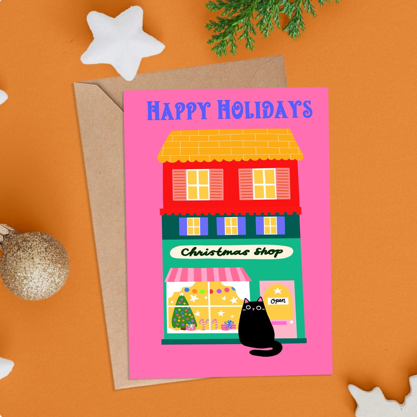 Happy Holidays Christmas Card