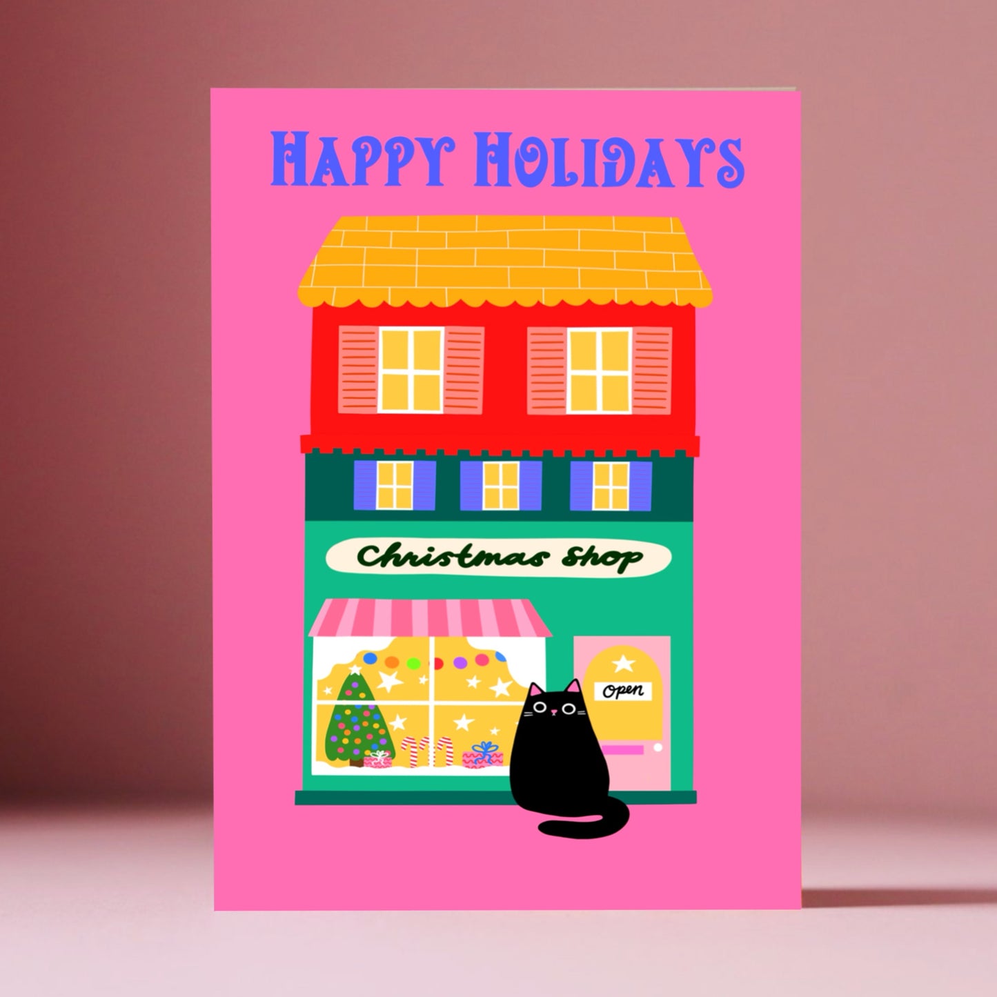 Happy Holidays Christmas Card