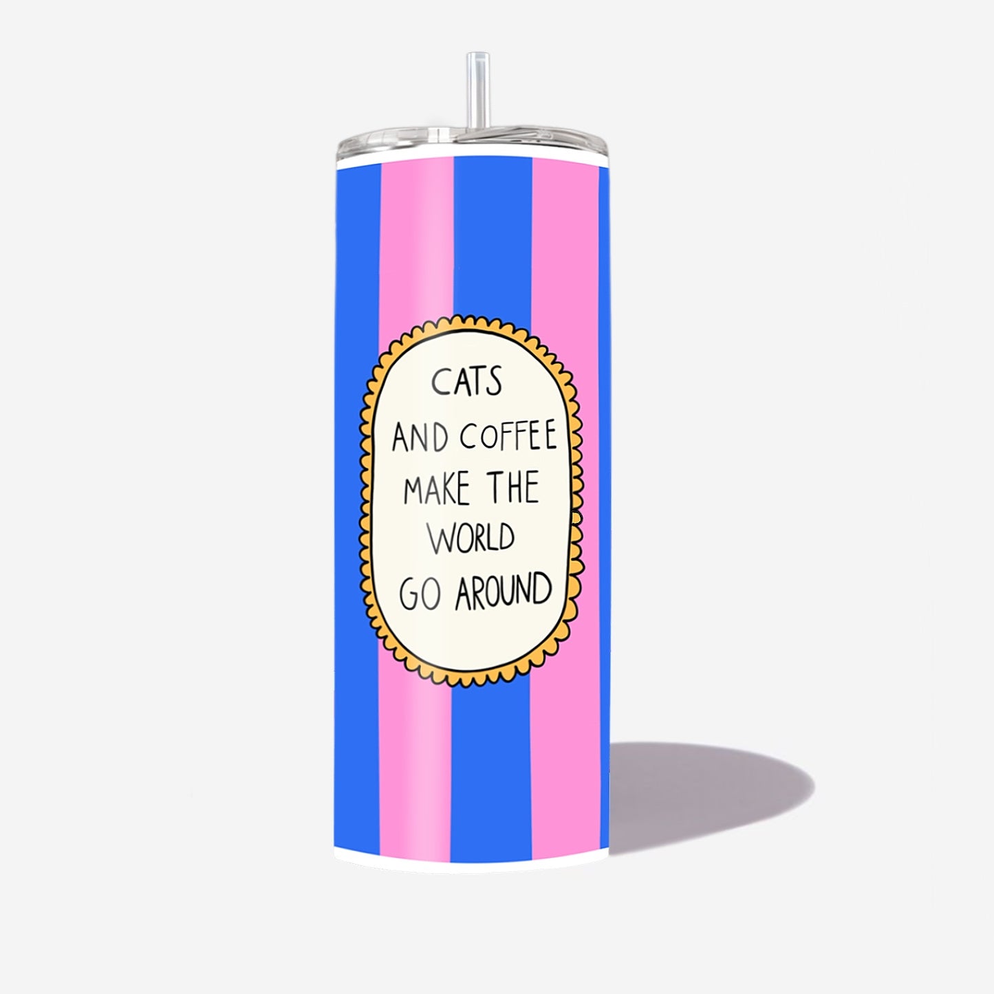 Cats And Coffee Travel Tumbler