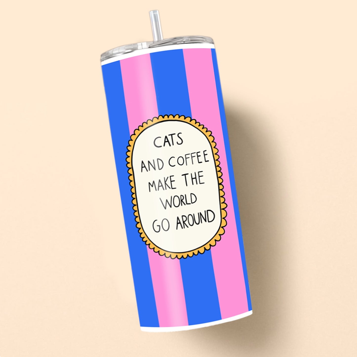 Cats And Coffee Travel Tumbler