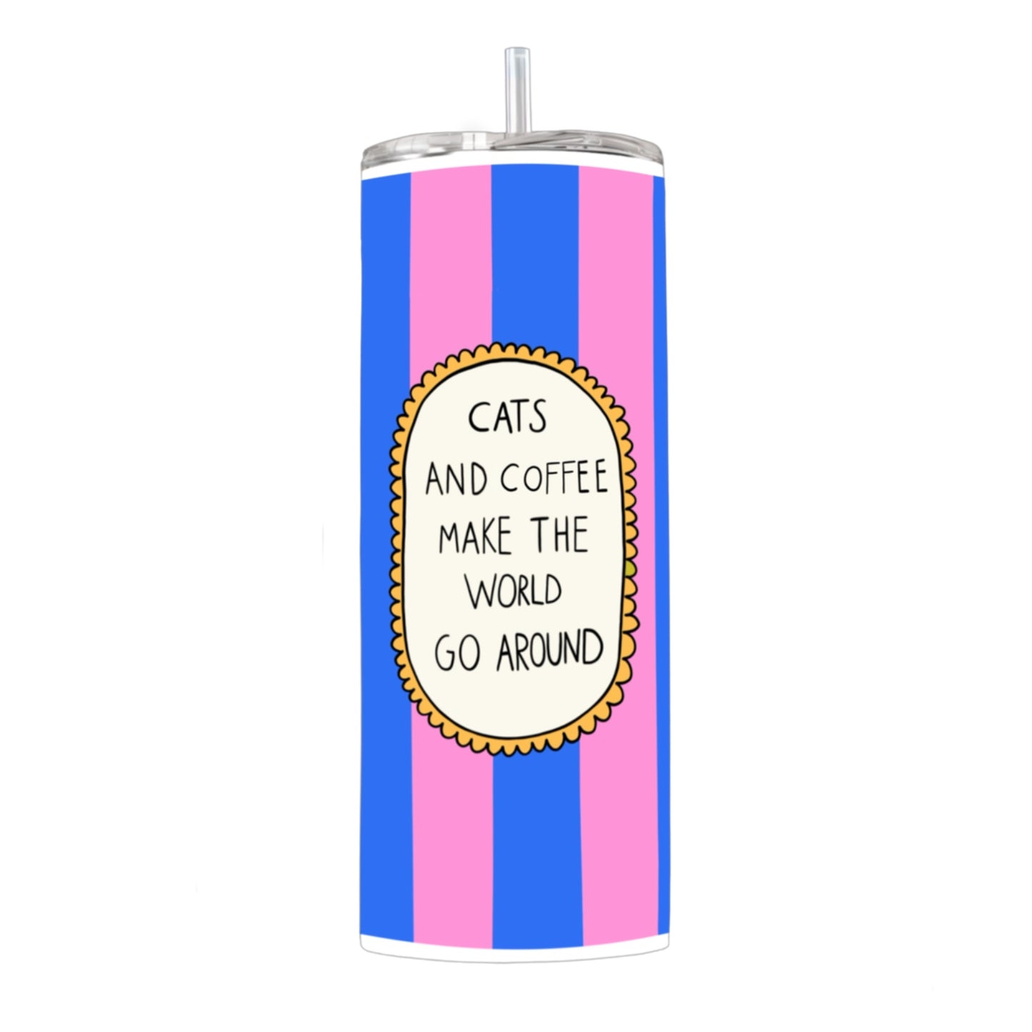 Cats And Coffee Travel Tumbler