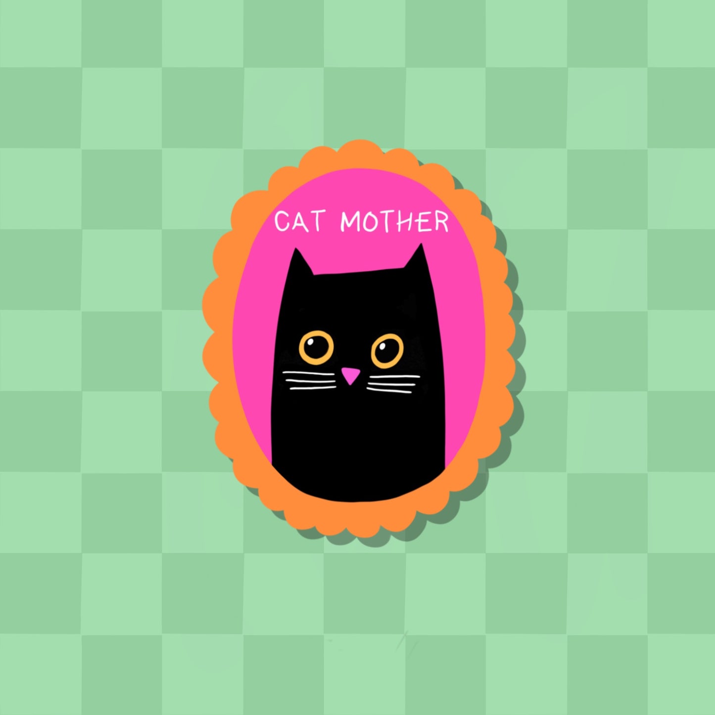 Cat Mother Vinyl Sticker
