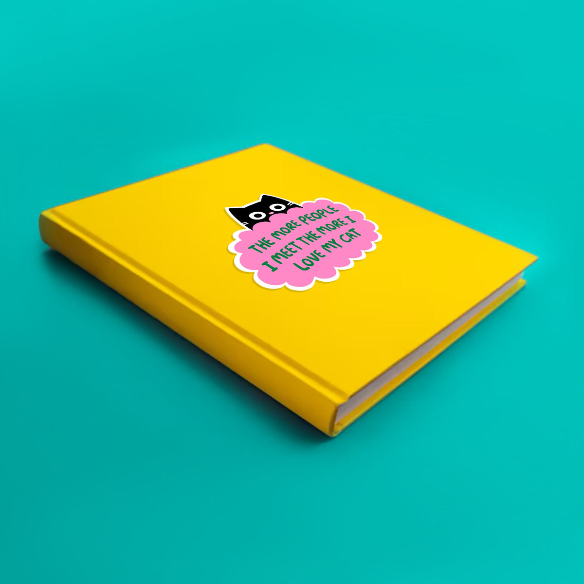 Ich liebe meine Katze - Vinyl-Aufkleber