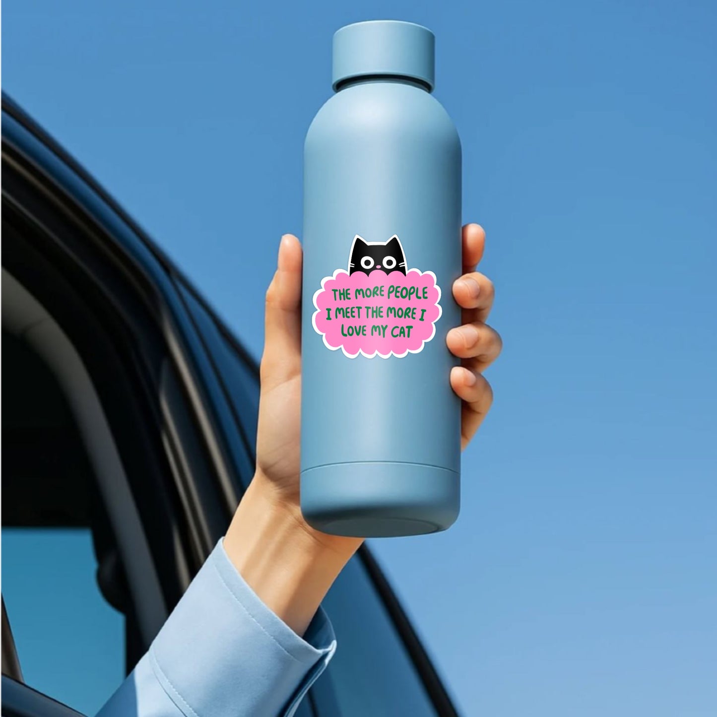 I Love My Cat - Vinyl Sticker