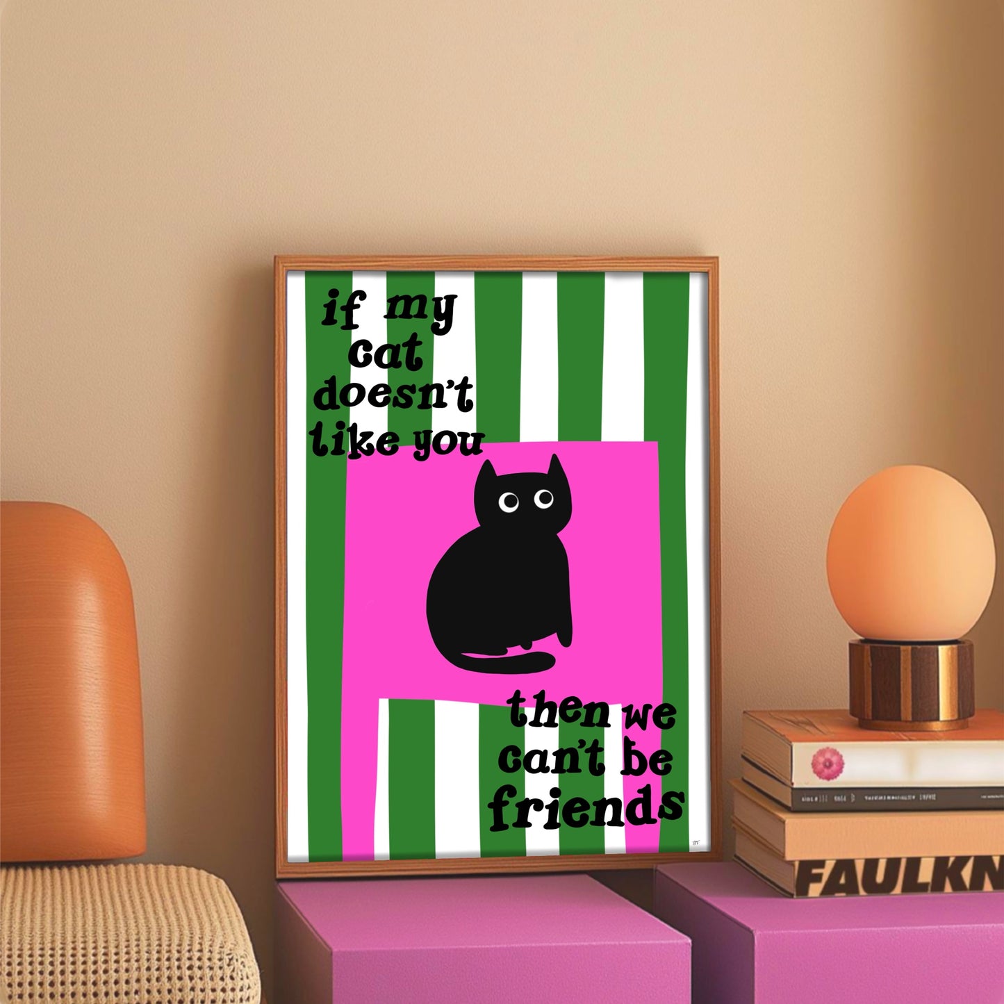 Cats Before Friends print