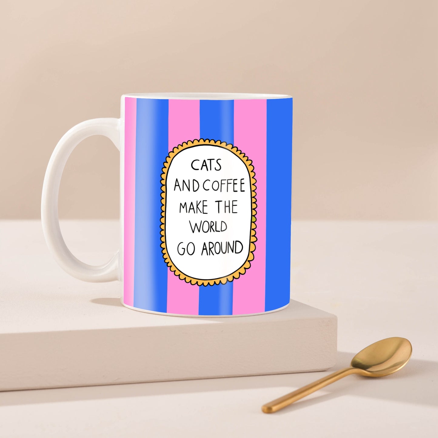 Cats And Coffee Ceramic Mug