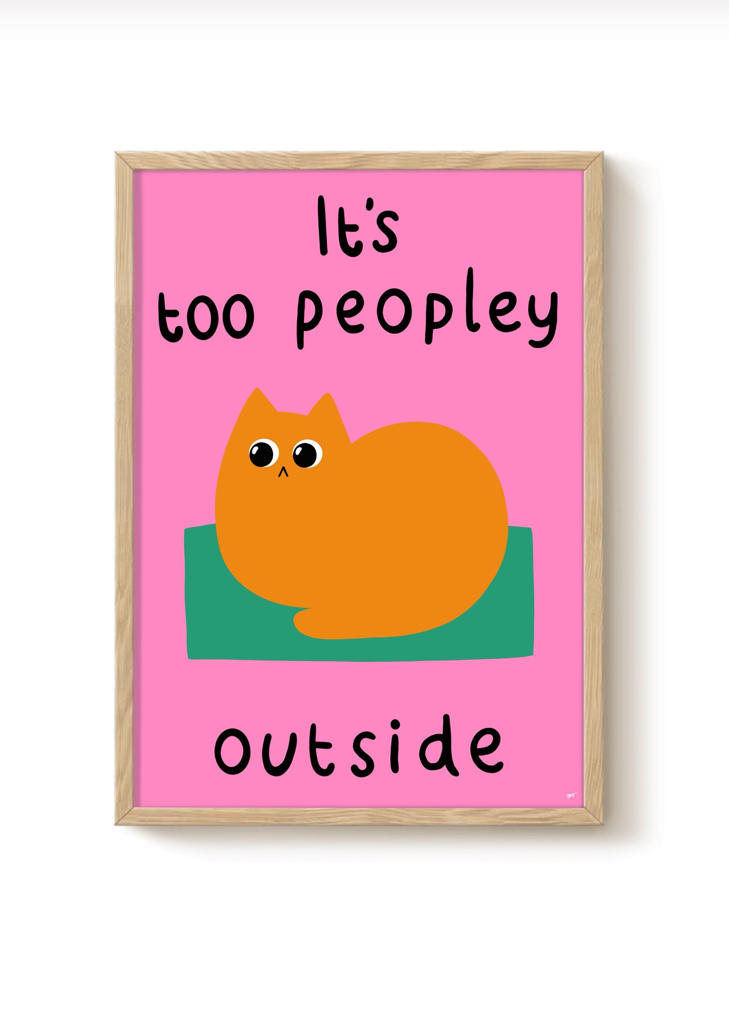Too Peopley print
