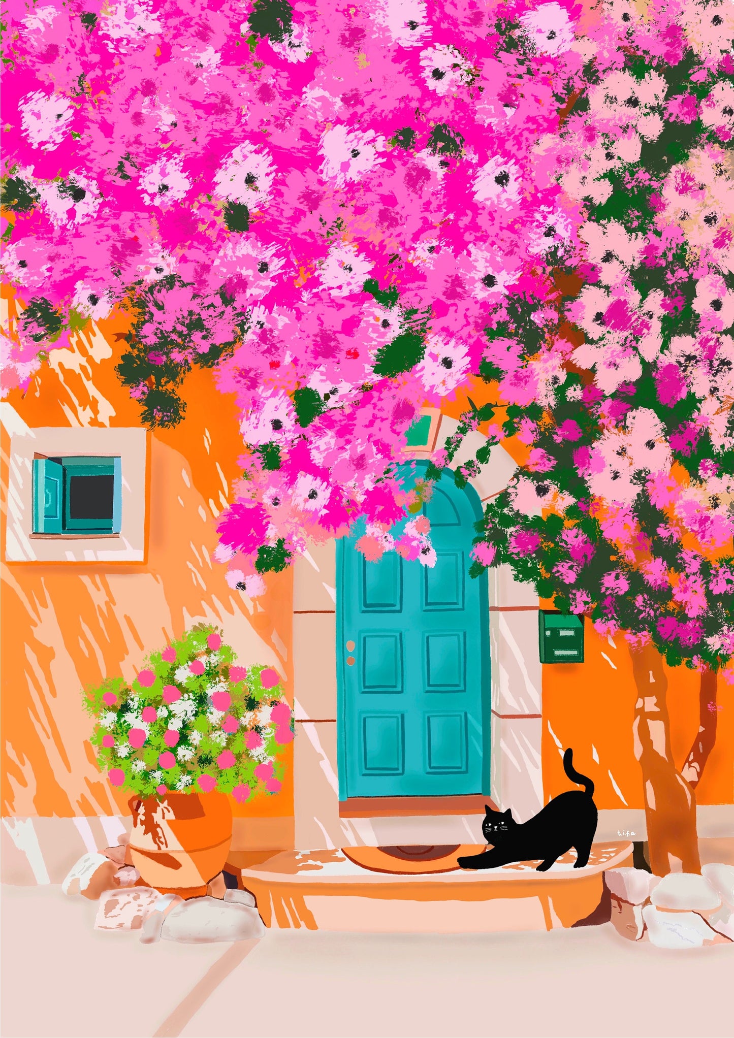 Blue Door print