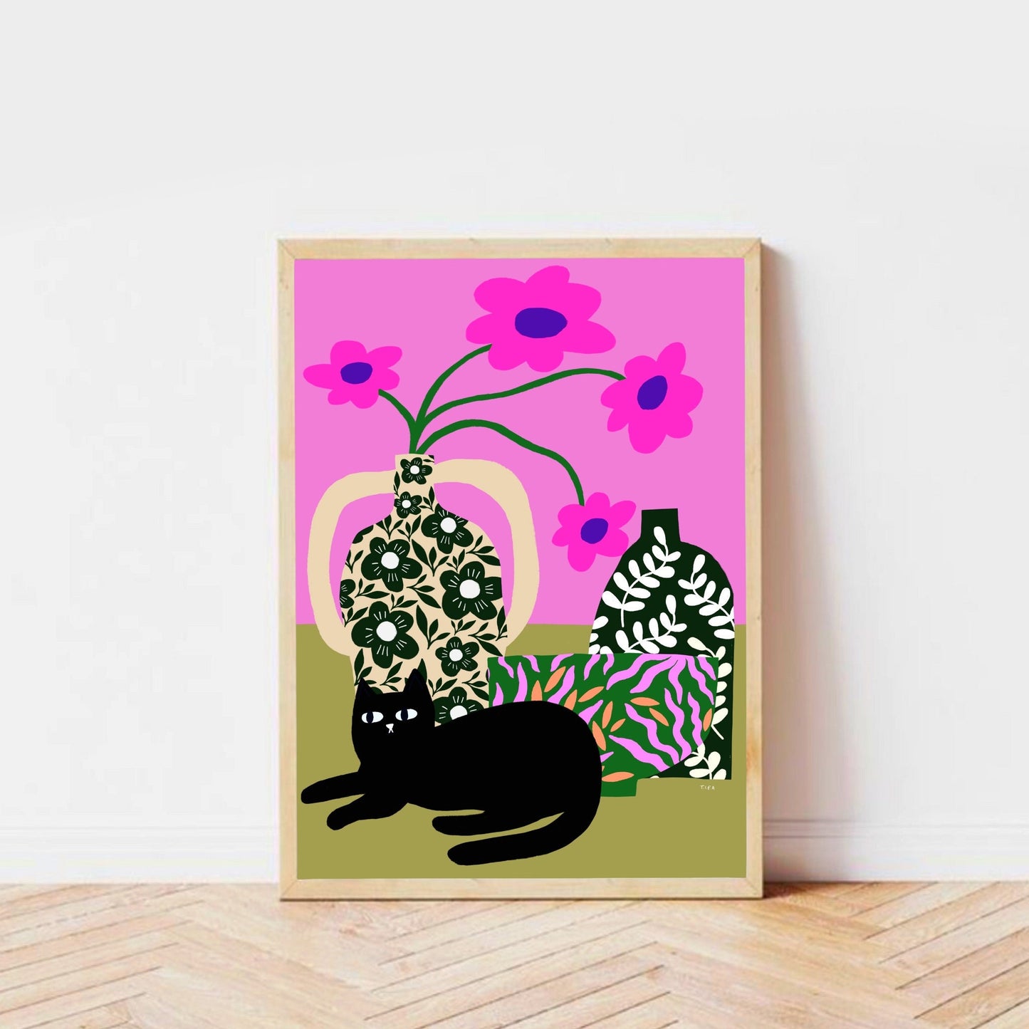 Curious Cat print