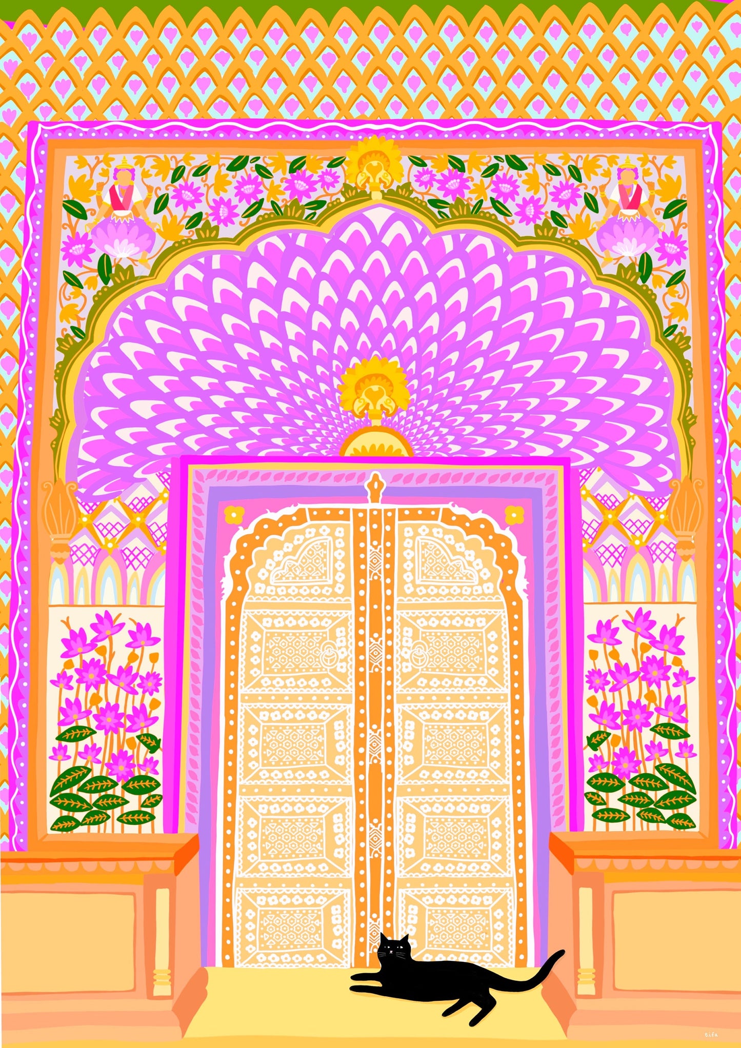Indian Door Print