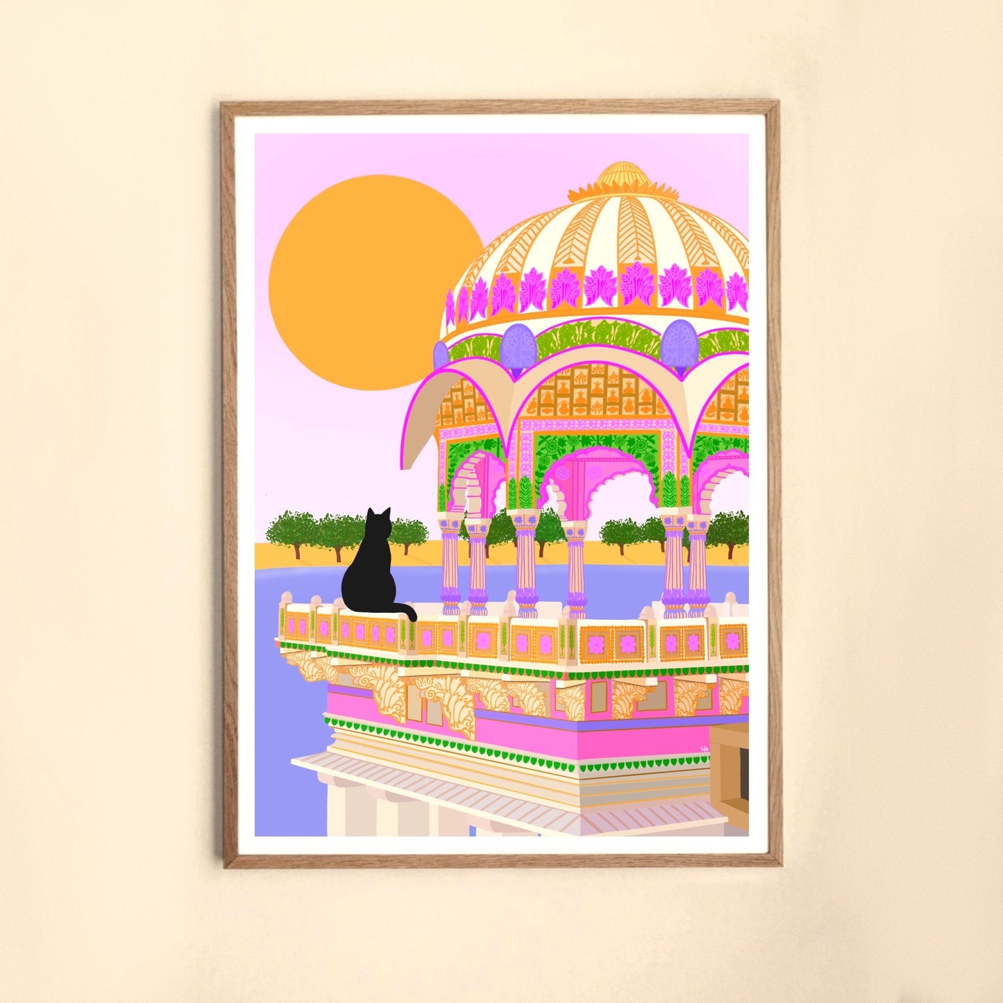 India Cat print