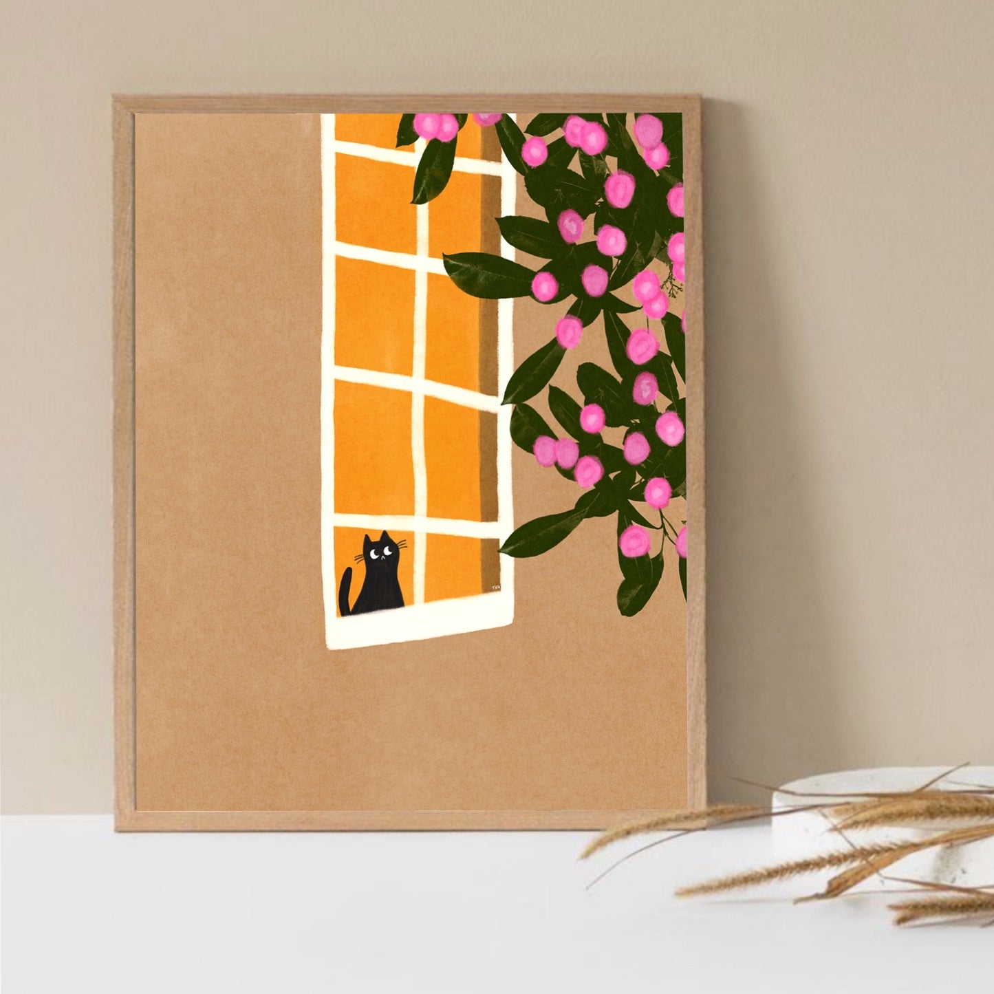 Window Gazing print
