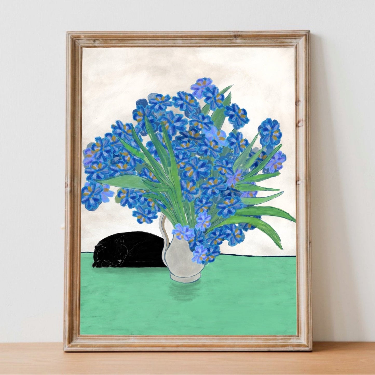 Blue Irises print