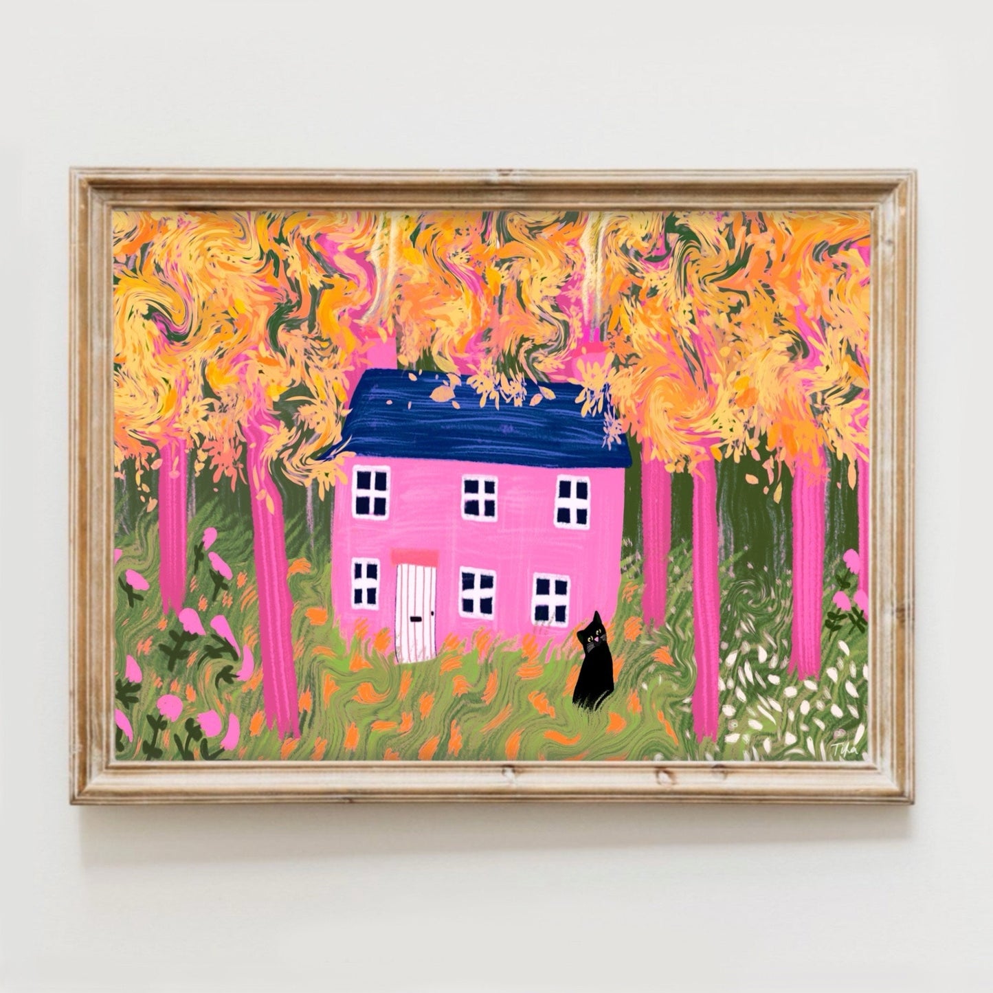Cottage In The Woods print