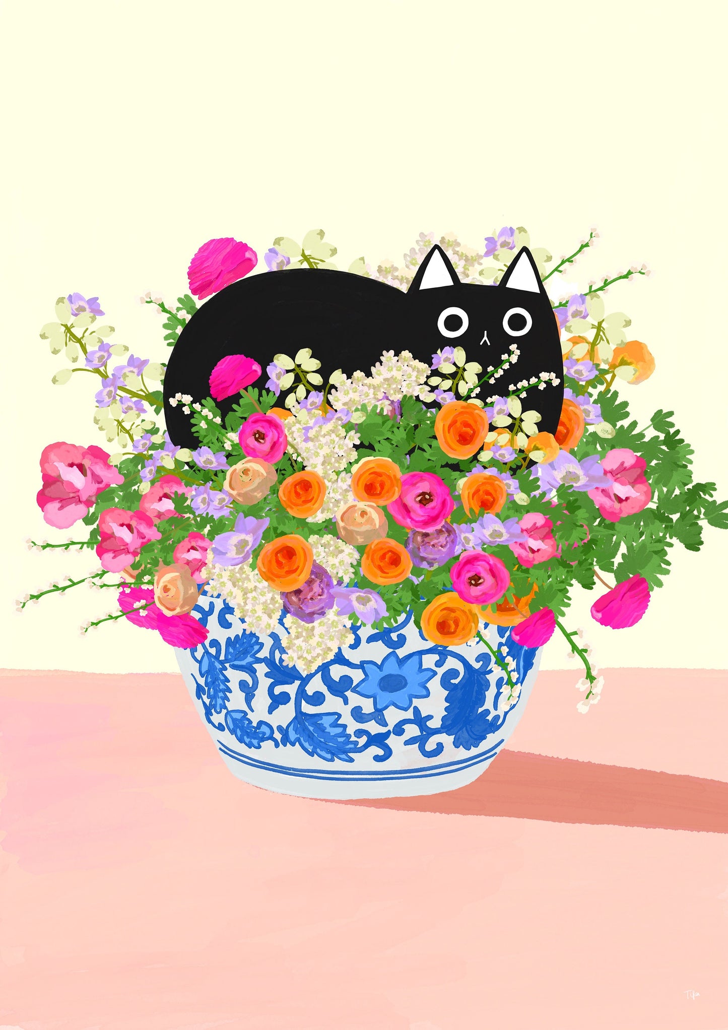 Flower Bed print
