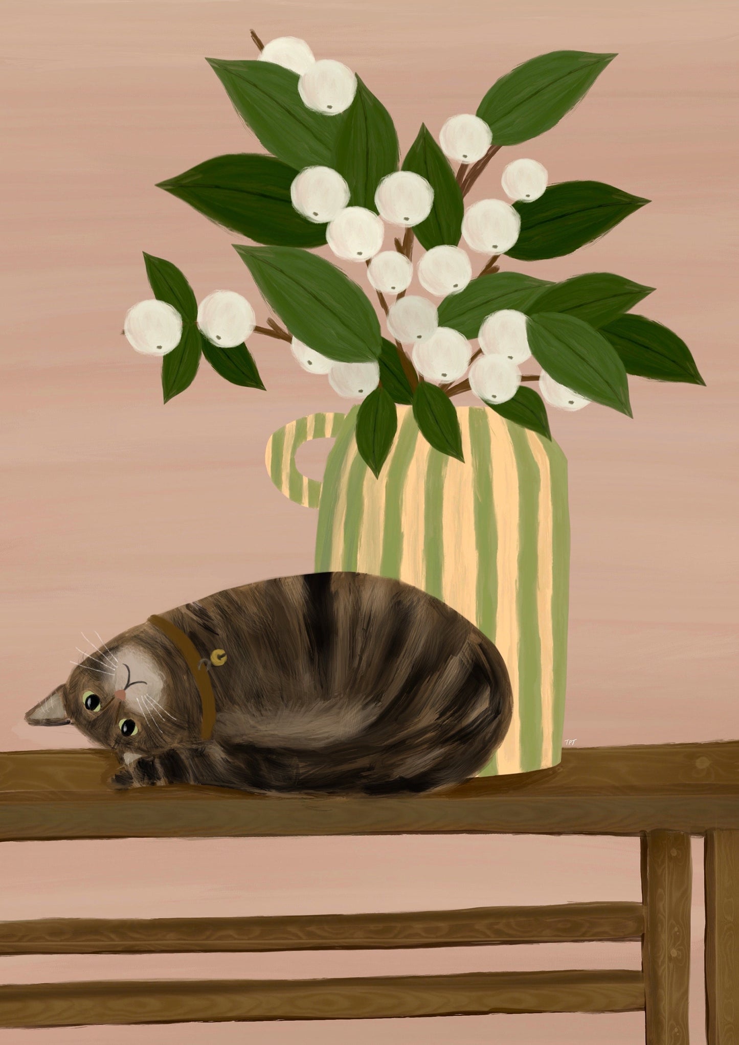 Tabby Cat print