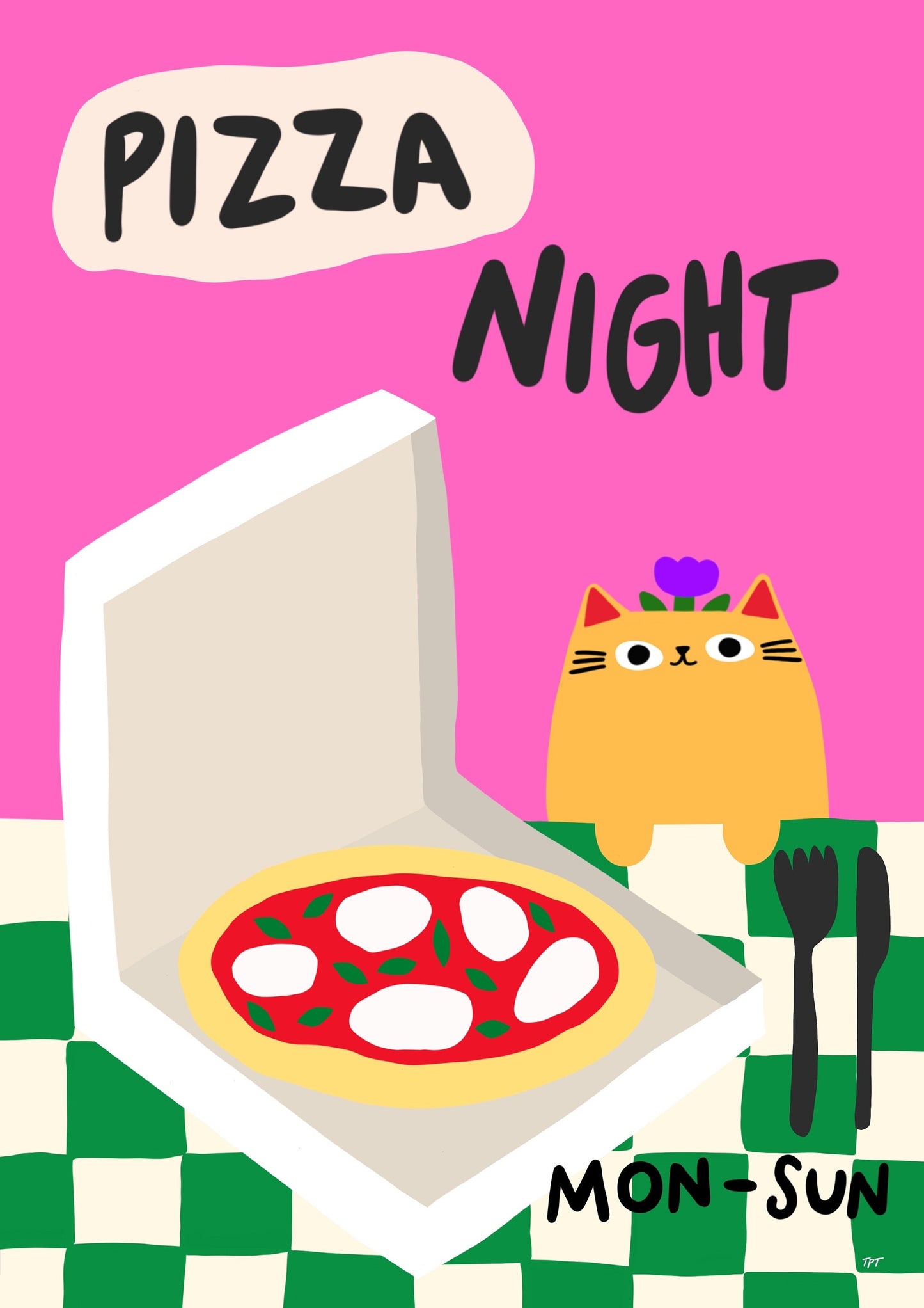 Pizza Night print