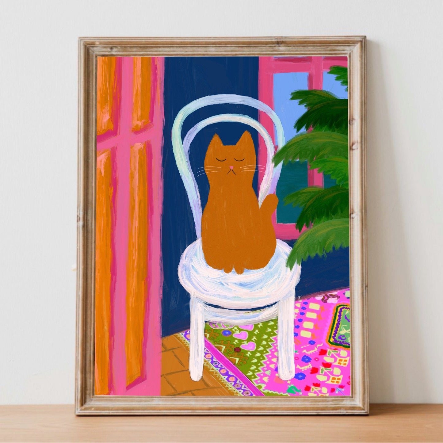 The White Chair print