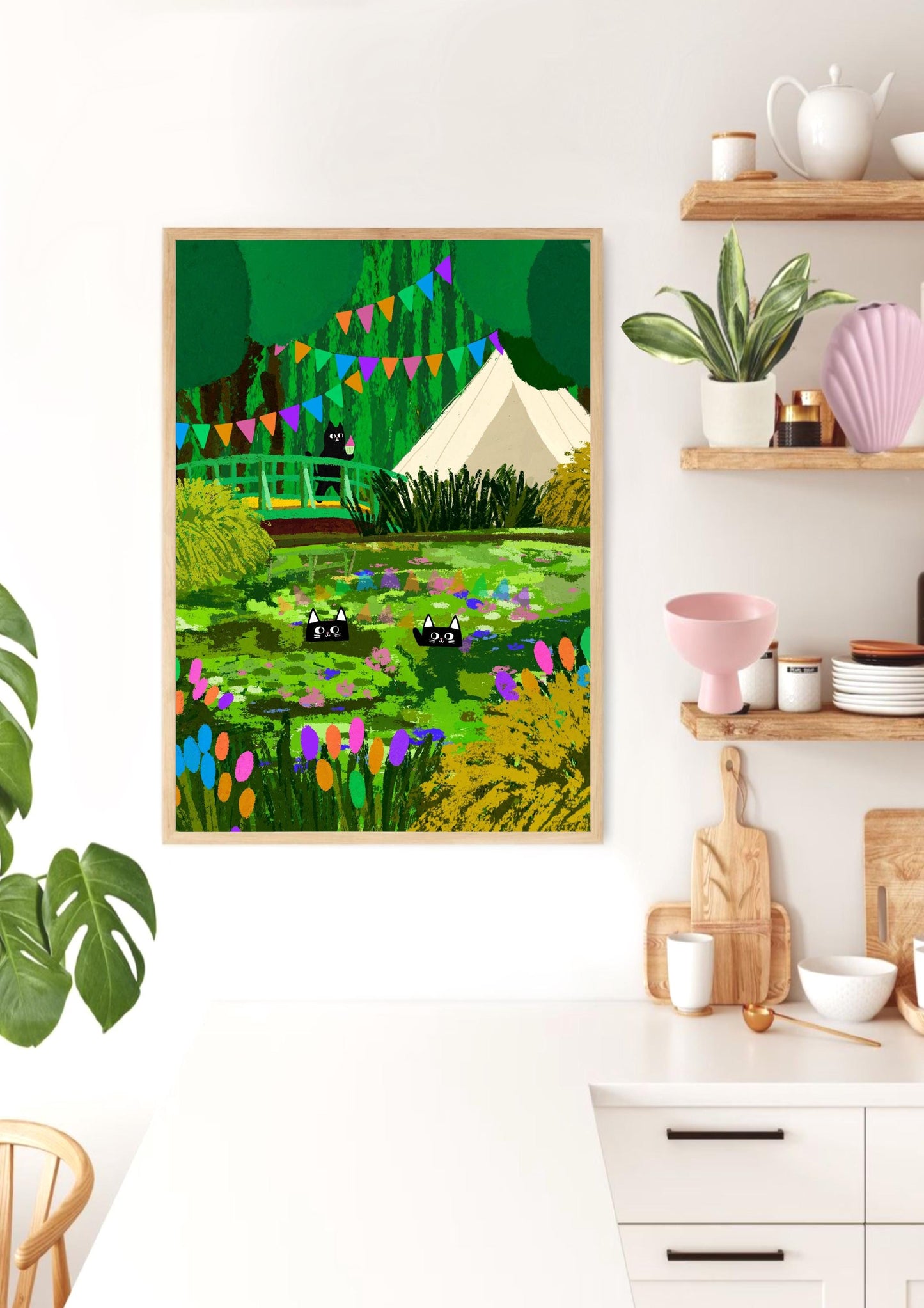 Party In The Woods print